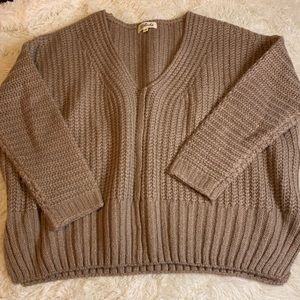 Listicle oversized chunky sweater